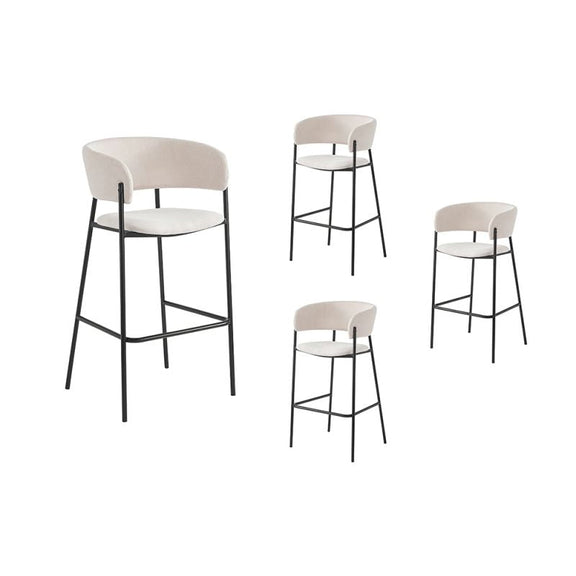 BOLD - Lot de 4 tabourets de bar - DekorBoho