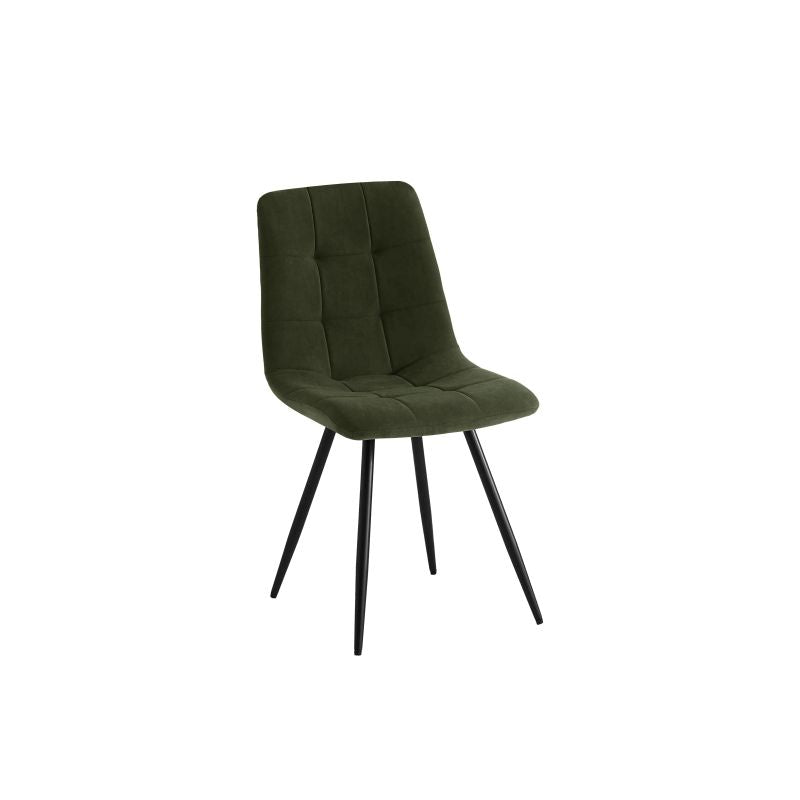 FLYNN - Lot de 6 chaises en velours - DekorBoho