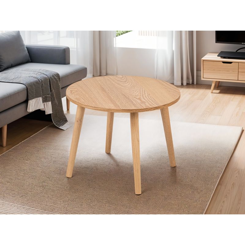 KANOPE - Table basse ronde en bois