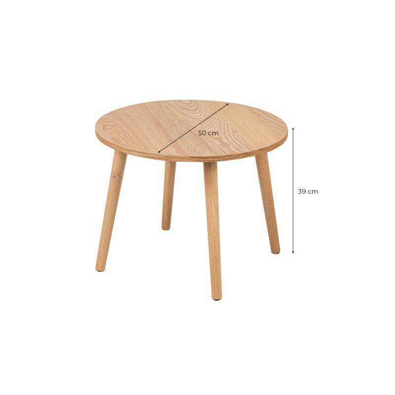 KANOPE - Table basse ronde en bois