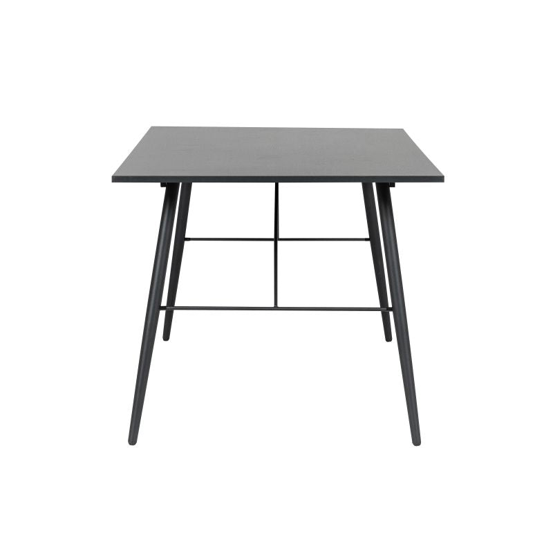 PAYTON - Table à manger 160cm pieds métal noir